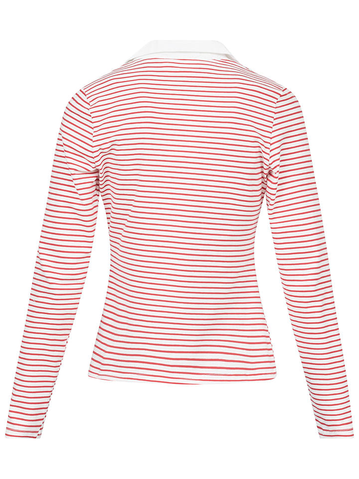 SisterS point Weiß/ Rot 9278017 Longsleeve in Weiß/ Rot - 5