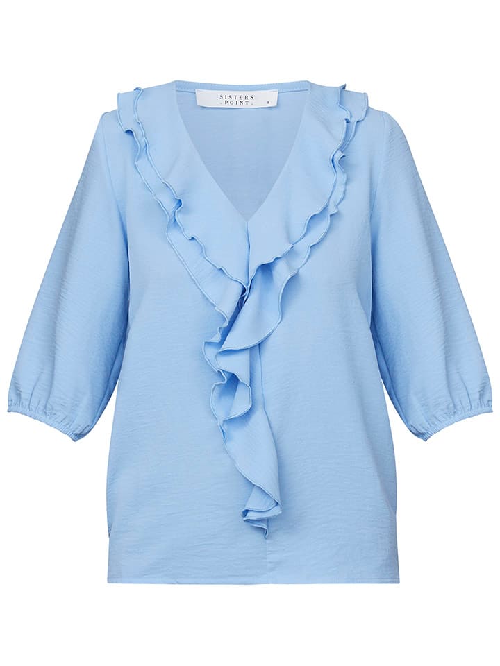 SisterS point Hellblau 2492004 Bluse in Hellblau - 4