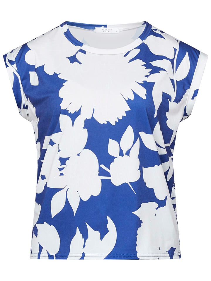 Tričko SisterS point Blau/ Weiß 6589482 Shirt in Blau/ Weiß - 4