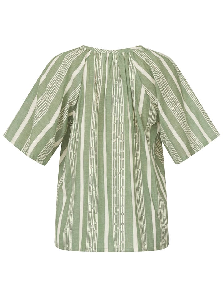SisterS point Grün/ Creme 3488340 Bluse in Grün/ Creme - 5