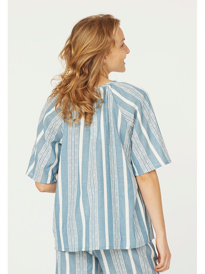 SisterS point Hellblau/ Creme 7227794 Bluse in Hellblau/ Creme - 2