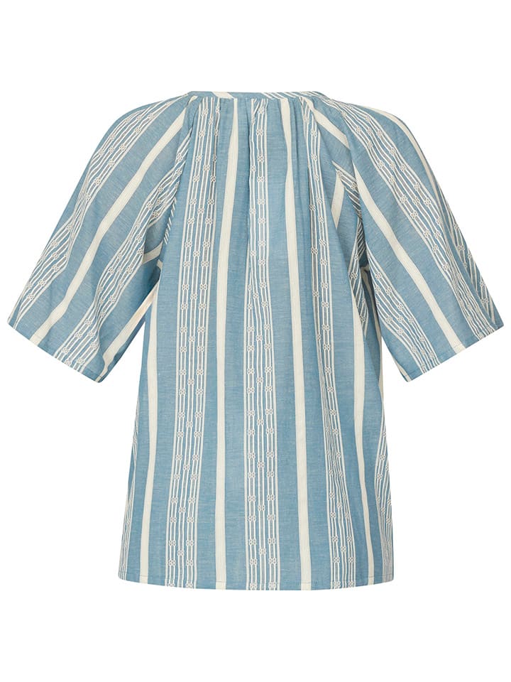 SisterS point Hellblau/ Creme 7227794 Bluse in Hellblau/ Creme - 5