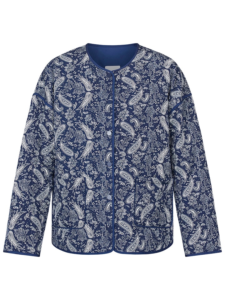 Dámska bunda SisterS point Dunkelblau/ Creme 832153 Übergangsjacke in Dunkelblau/ Creme - 4