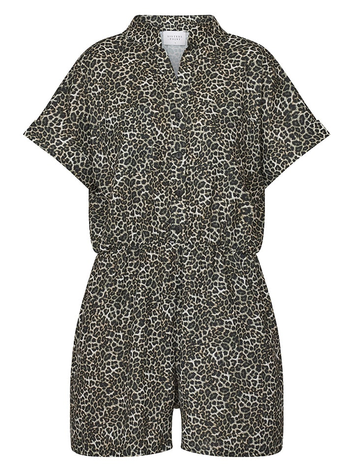 SisterS point Schwarz/ Grau 9261945 Jumpsuit in Schwarz/ Grau - 4