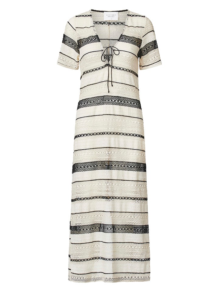 Šaty SisterS point Creme/ Schwarz 9987491 Kleid in Creme/ Schwarz - 4