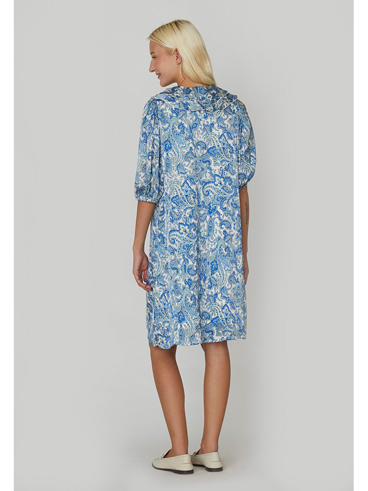 Šaty SisterS point Blau/ Weiß 7312861 Kleid in Blau/ Weiß - 2