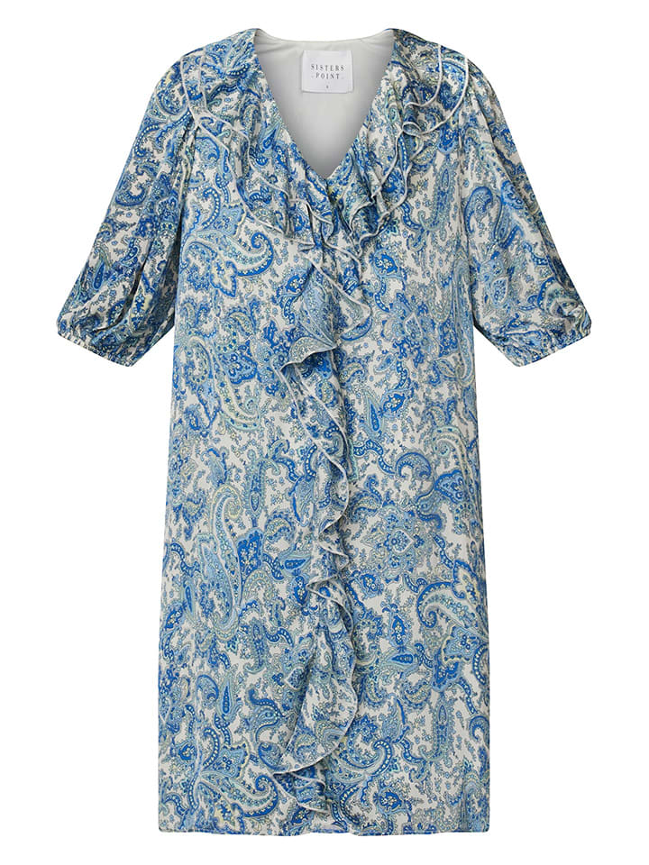Šaty SisterS point Blau/ Weiß 7312861 Kleid in Blau/ Weiß - 4