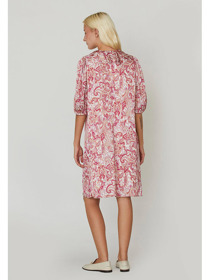 Šaty SisterS point Pink/ Weiß 819711 Kleid in Pink/ Weiß - 2