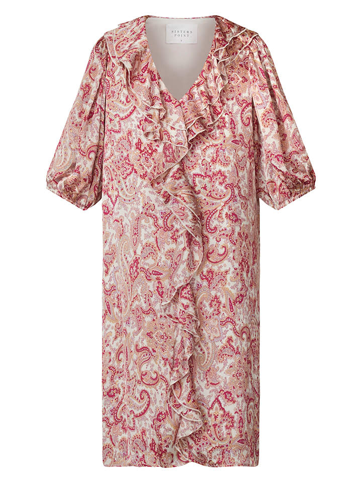 Šaty SisterS point Pink/ Weiß 819711 Kleid in Pink/ Weiß - 4