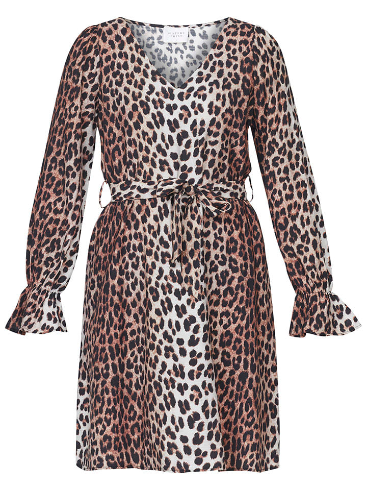 Šaty SisterS point Braun/ Schwarz/ Weiß 8754290 Kleid in Braun/ Schwarz/ Weiß - 4
