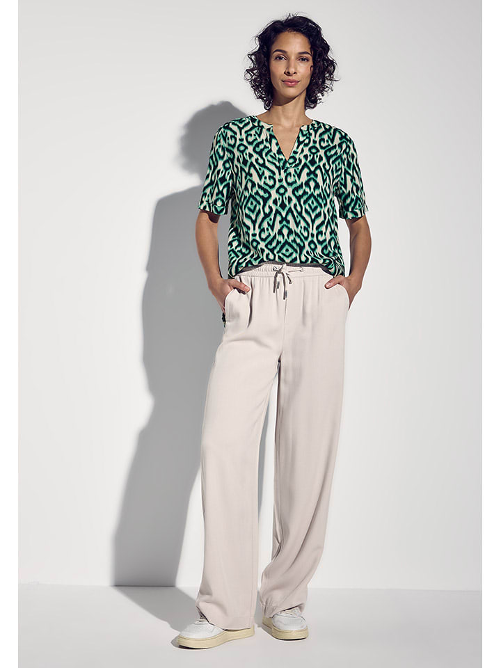 Street One Beige/ Grün 7141106 Bluse in Beige/ Grün - 4