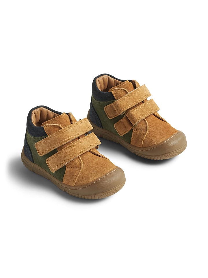 Topánky Wheat Khaki/ Dunkelblau/ Hellbraun 9363628 Leder-Boots "Ivalo" in Khaki/ Dunkelblau/ Hellbraun - 2