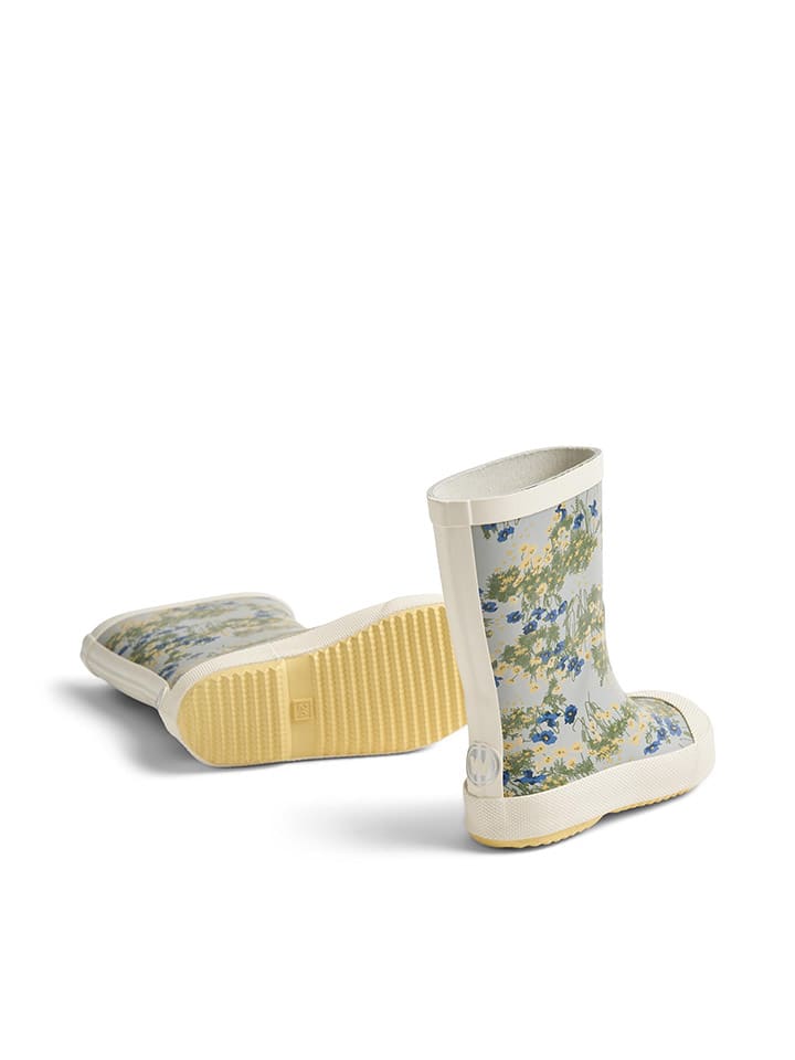 Wheat Creme/ Blau/ Grün 7016651 Gummistiefel "Muddy" in Creme/ Blau/ Grün - 2