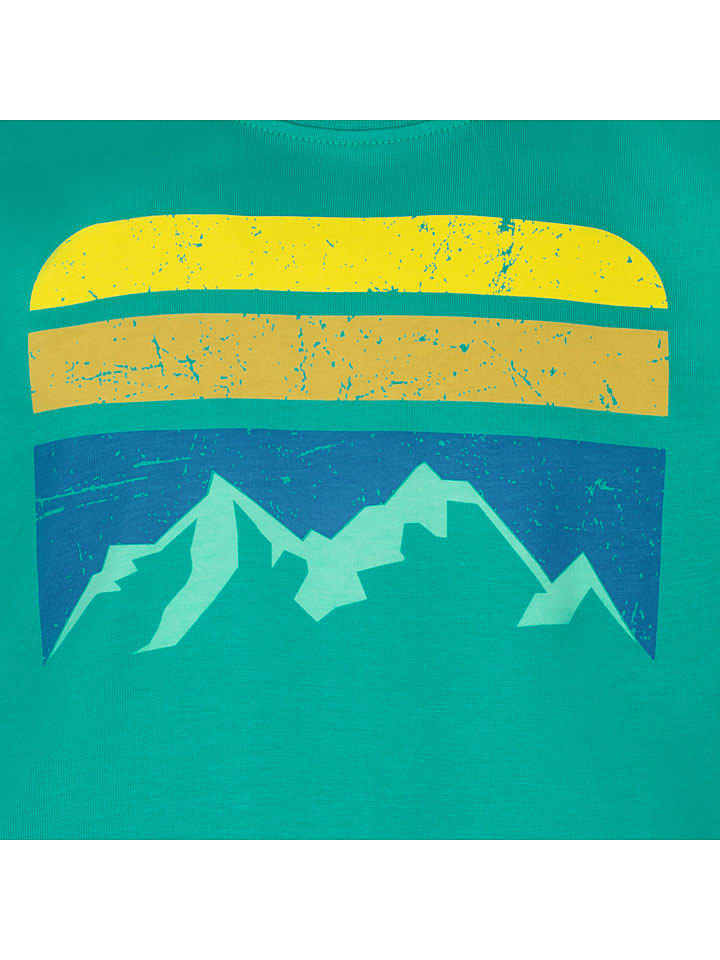 Tričko Trollkids Türkis 2822630 Shirt "Falketind T" in Türkis - 3