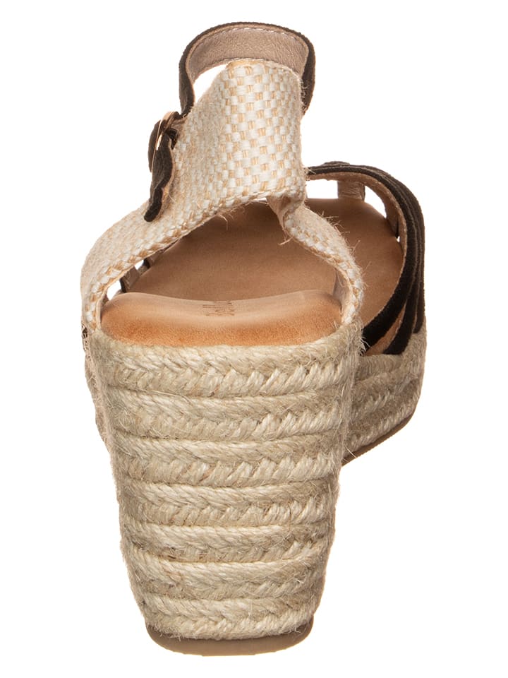 Sandále Bellucci Schwarz/ Creme 3791206 Sandalen in Schwarz/ Creme - 3