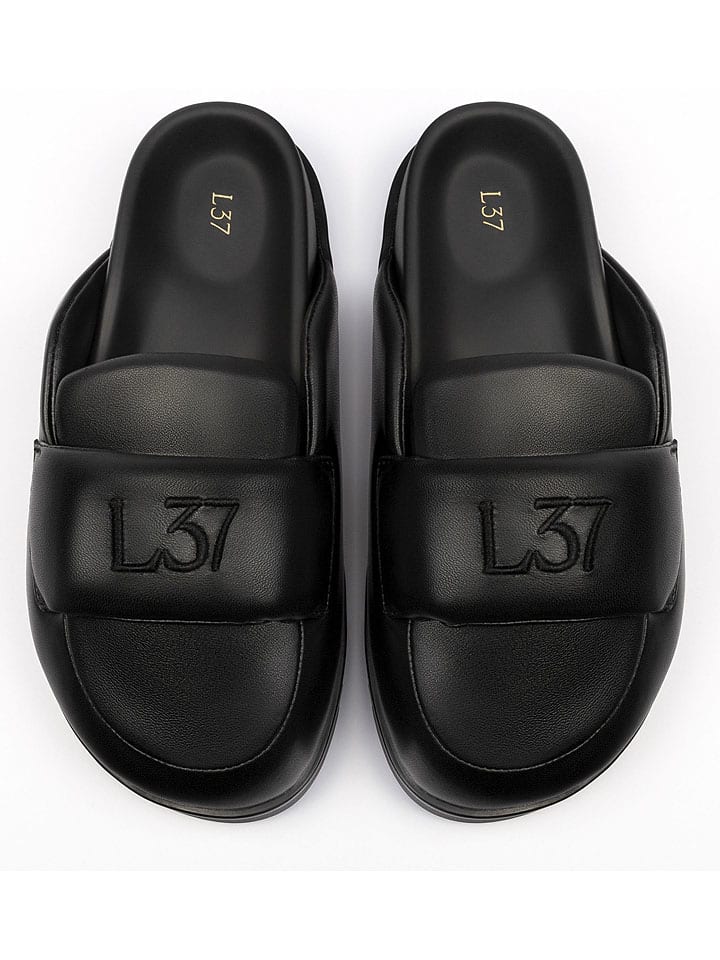 loft37 Schwarz 9522021 Leder-Clogs in Schwarz - 5
