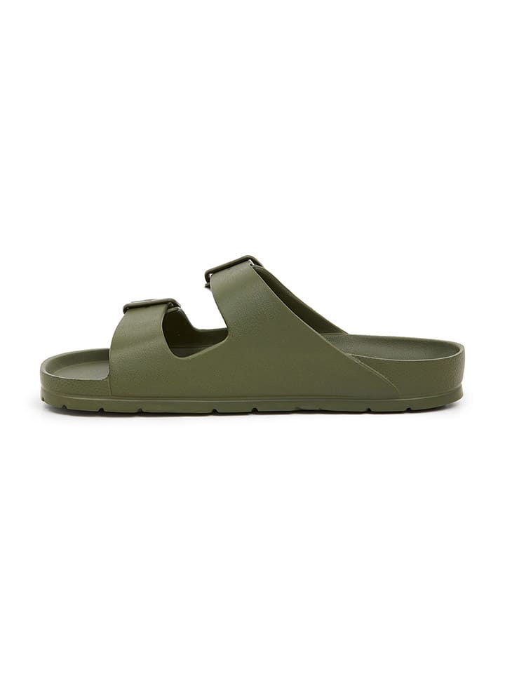 Topánky SABOKETS Khaki 2449703 Pantoletten in Khaki - 2