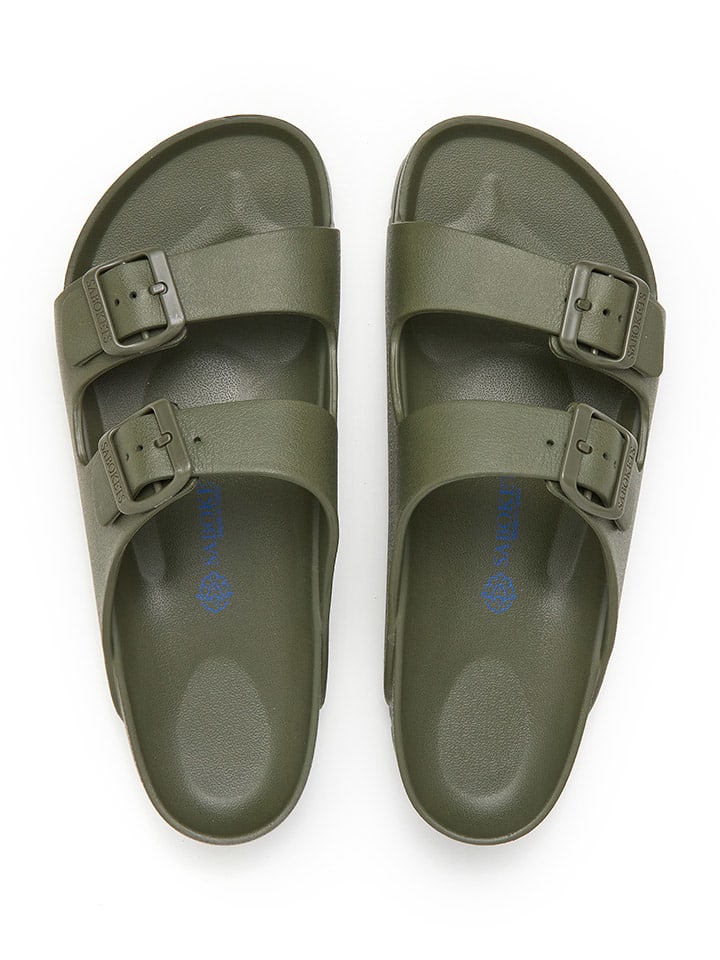 Topánky SABOKETS Khaki 2449703 Pantoletten in Khaki - 3