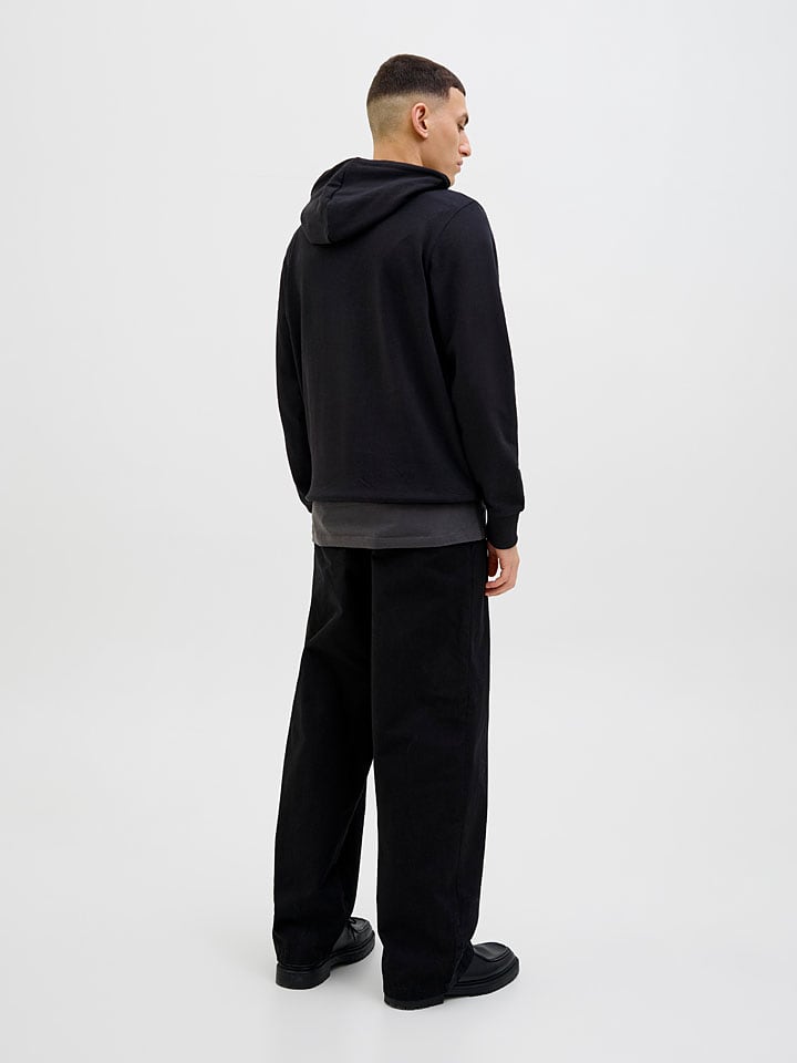 Mikina Jack & Jones Schwarz 732180 Hoodie "Hawaii" in Schwarz - 4