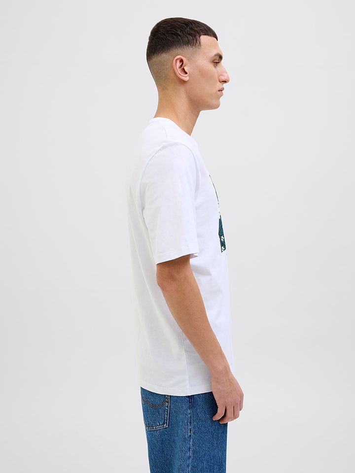 Tričko Jack & Jones Weiß 934918 Shirt "Hawaii" in Weiß - 2