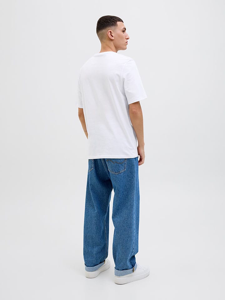 Tričko Jack & Jones Weiß 934918 Shirt "Hawaii" in Weiß - 4