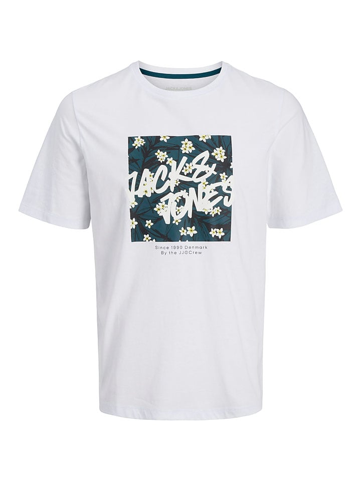 Tričko Jack & Jones Weiß 934918 Shirt "Hawaii" in Weiß - 7