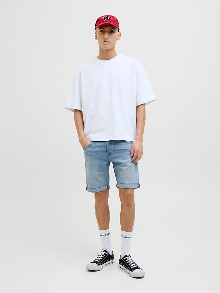 Kraťasy Jack & Jones Hellblau 5151552 Jeans-Shorts "Rick" in Hellblau - 2