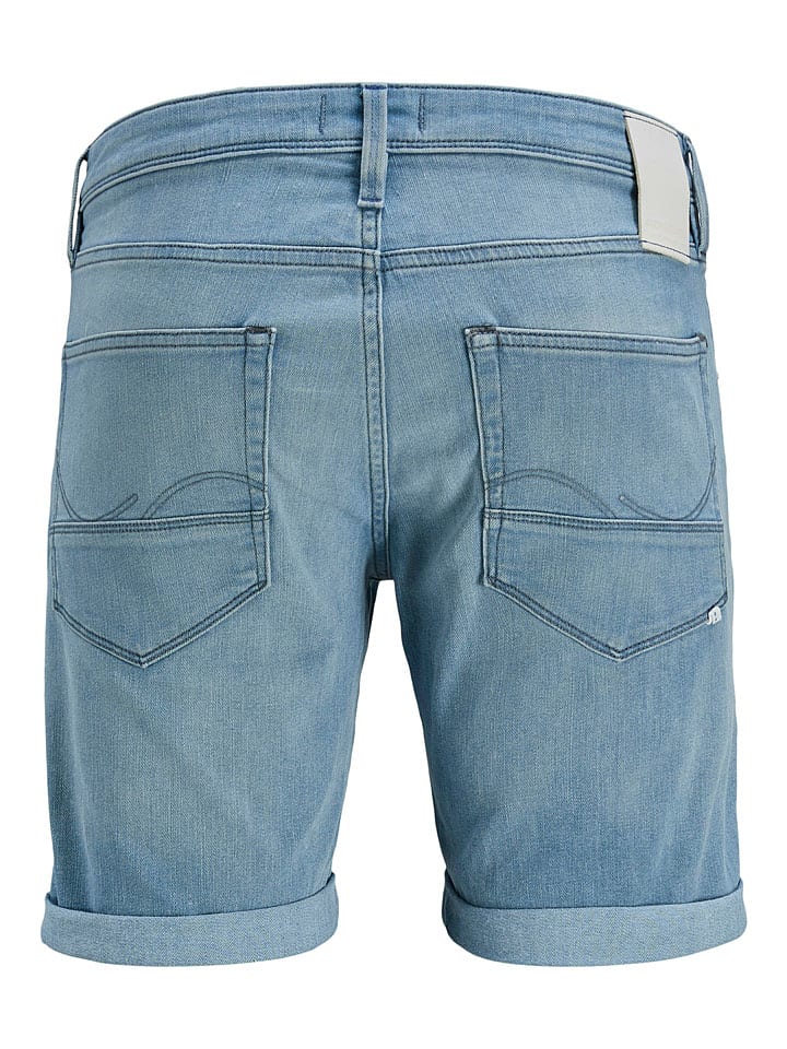 Kraťasy Jack & Jones Hellblau 5151552 Jeans-Shorts "Rick" in Hellblau - 8