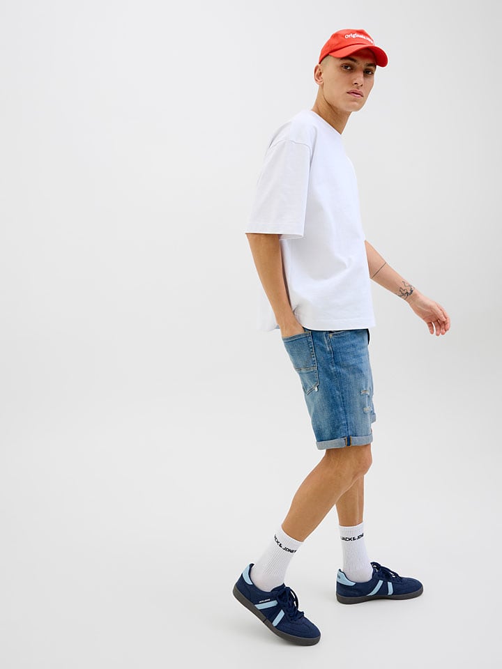 Kraťasy Jack & Jones Blau 977164 Jeans-Shorts "Rick" in Blau - 3