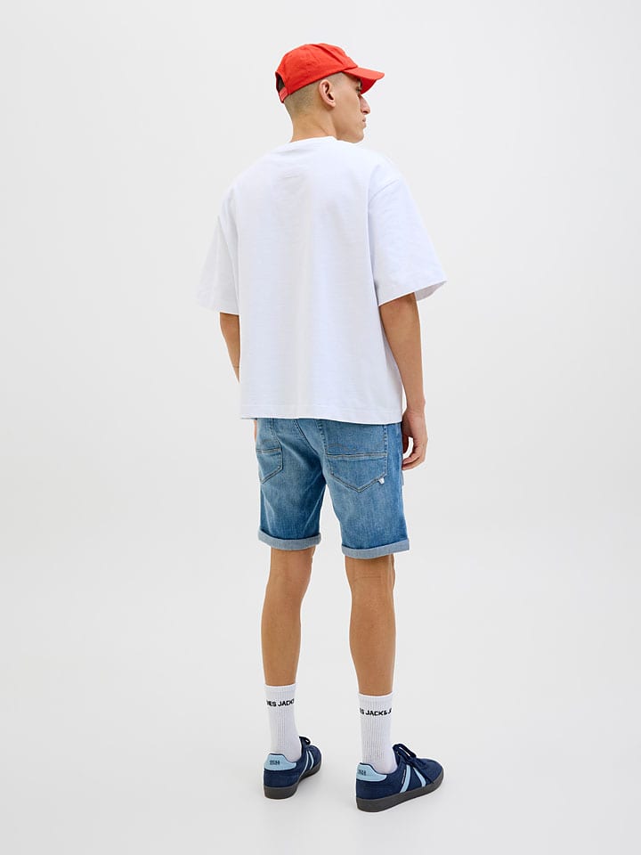 Kraťasy Jack & Jones Blau 977164 Jeans-Shorts "Rick" in Blau - 4
