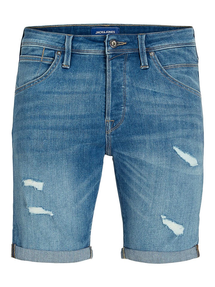 Kraťasy Jack & Jones Blau 977164 Jeans-Shorts "Rick" in Blau - 7