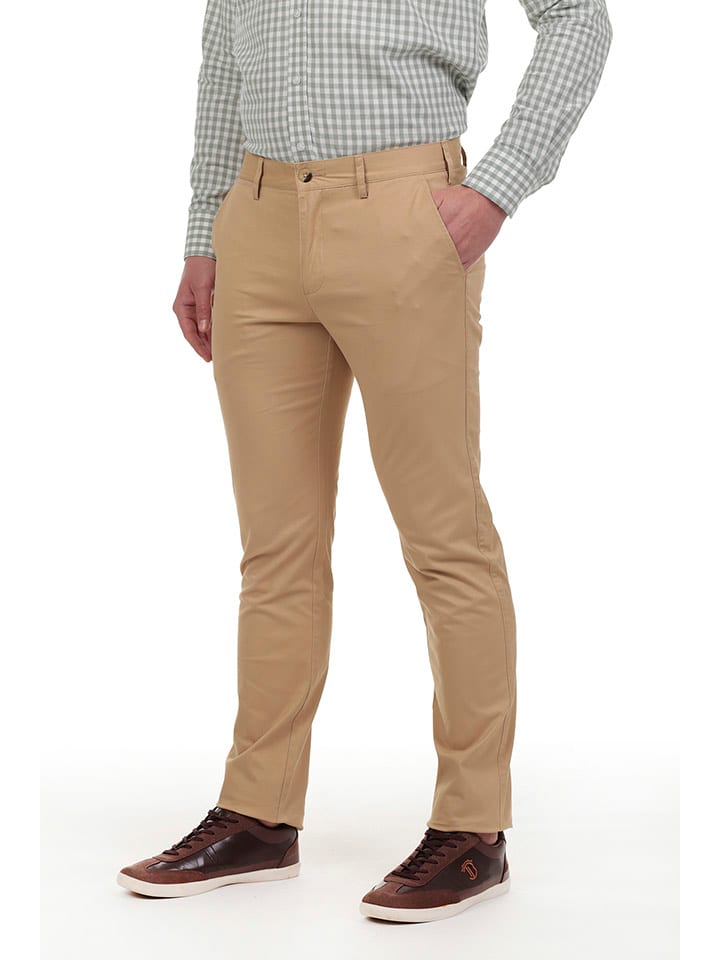 Nohavice The Time of Bocha Beige/ Dunkelblau 1739548 2er-Set: Chinos in Beige/ Dunkelblau - 2