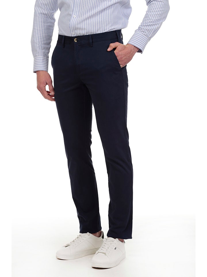 Nohavice The Time of Bocha Beige/ Dunkelblau 1739548 2er-Set: Chinos in Beige/ Dunkelblau - 5