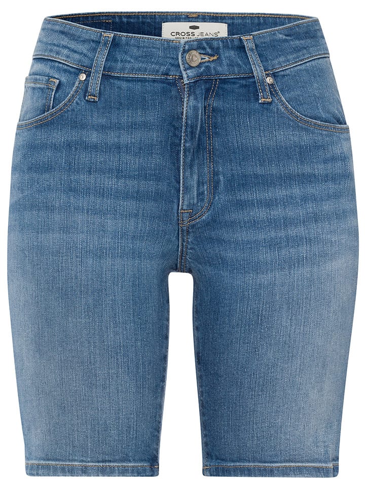 Kraťasy Cross Jeans Blau 8087992 Jeans-Shorts in Blau - 6