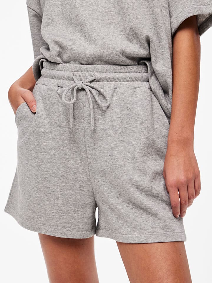 Kraťasy Pieces Grau 2956848 Sweatshorts "Chilli" in Grau - 4