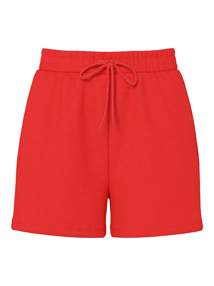 Kraťasy Pieces Rot 3571064 Sweatshorts "Chilli" in Rot - 6