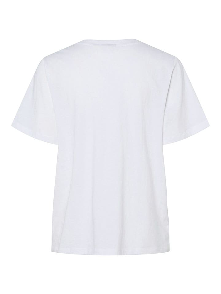 Tričko Pieces Weiß 6800768 Shirt "Banda" in Weiß - 2
