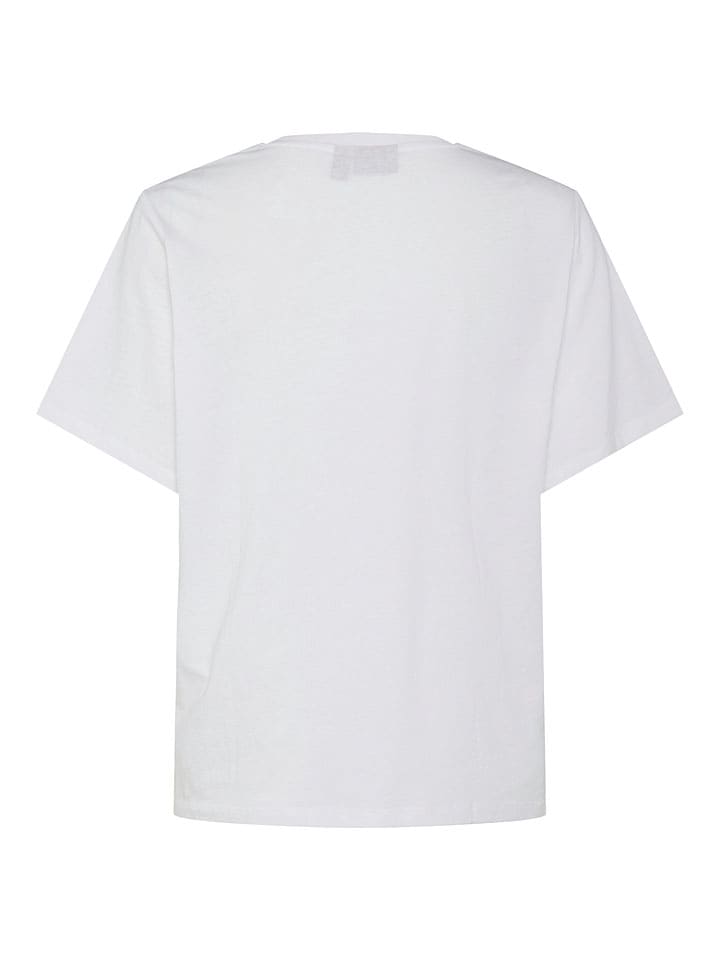 Tričko Pieces Weiß 2482833 Shirt "Banda" in Weiß - 2