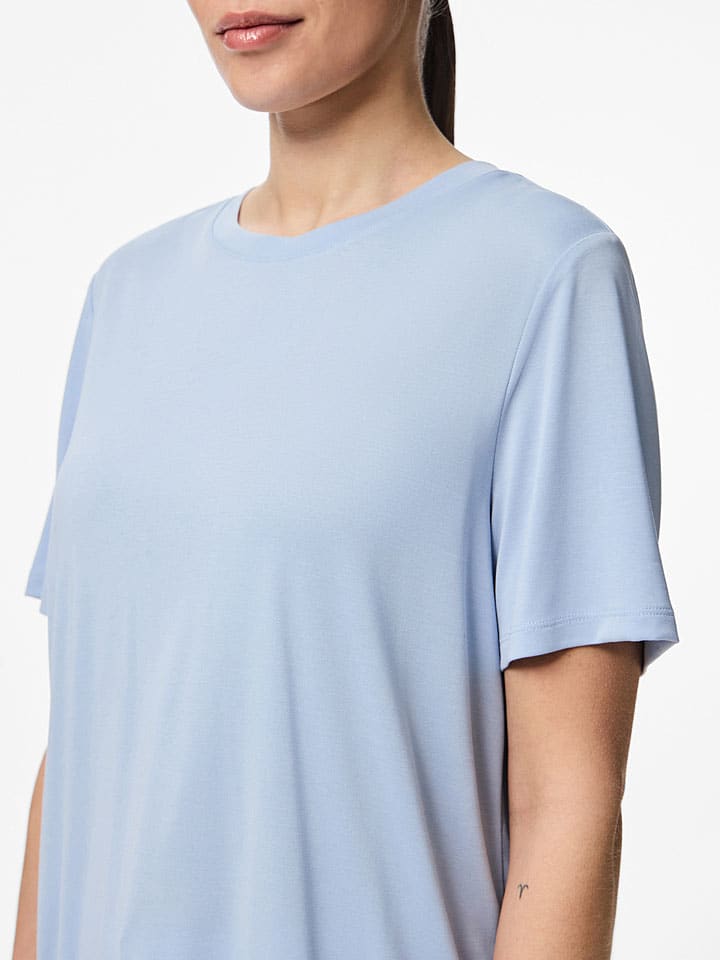 Tričko Pieces Hellblau 8250948 Shirt "Anora" in Hellblau - 2