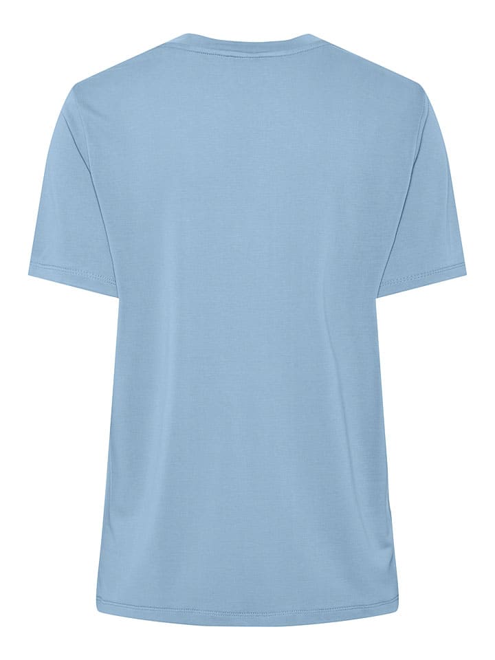 Tričko Pieces Hellblau 8250948 Shirt "Anora" in Hellblau - 6