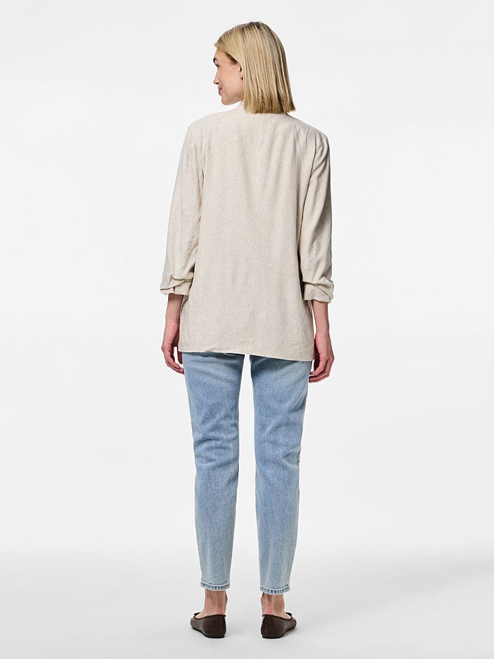 Dámska bunda Pieces Sand 6326880 Blazer "Pia" in Sand - 3