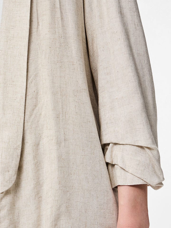 Dámska bunda Pieces Sand 6326880 Blazer "Pia" in Sand - 4