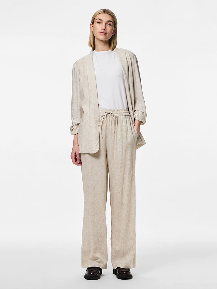 Dámska bunda Pieces Sand 6326880 Blazer "Pia" in Sand - 5