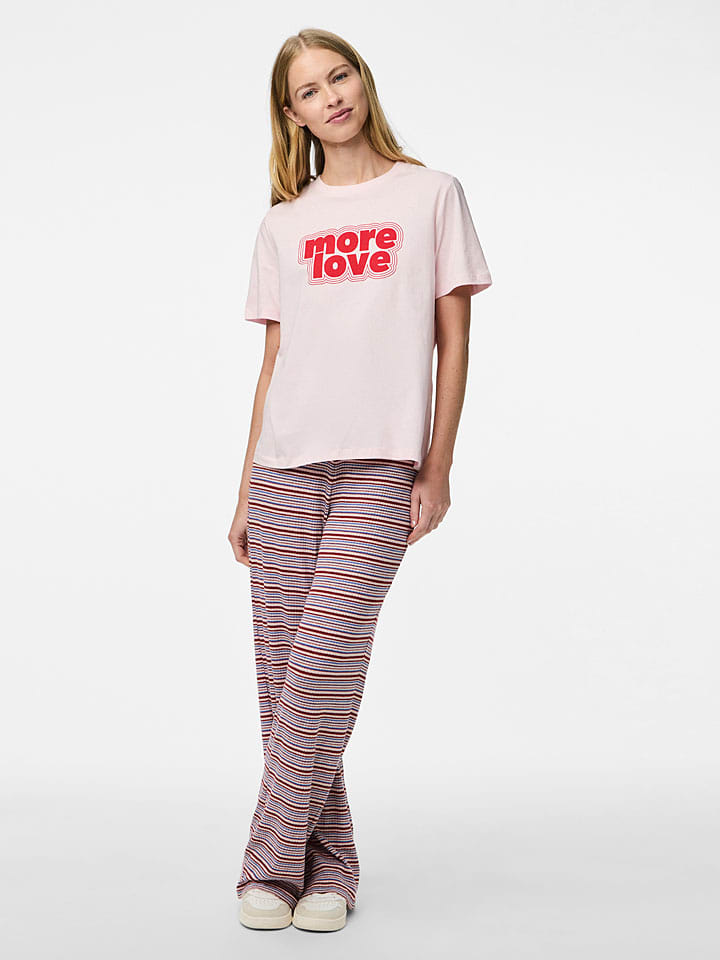 Tričko Pieces Rosé 3728070 Shirt "Tamera" in Rosé - 3