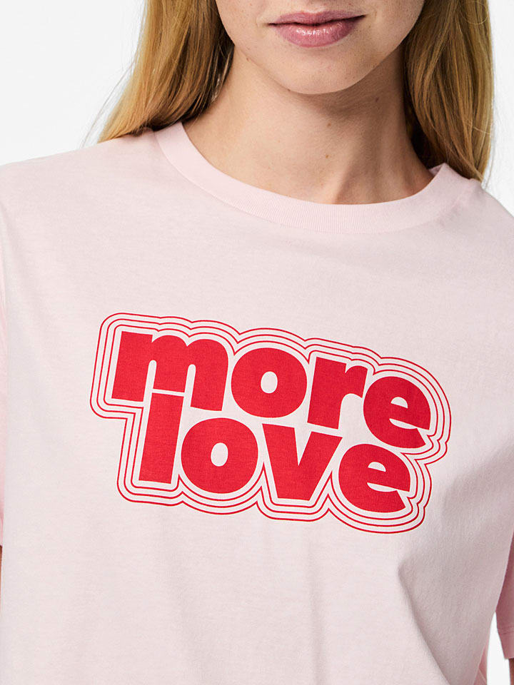 Tričko Pieces Rosé 3728070 Shirt "Tamera" in Rosé - 4