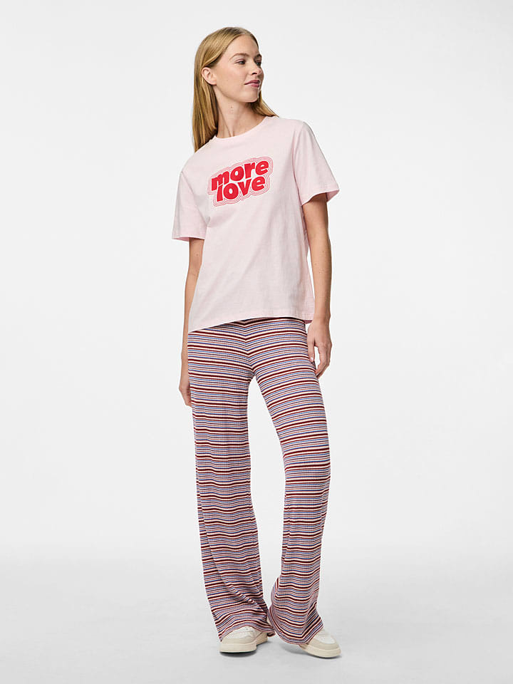Tričko Pieces Rosé 3728070 Shirt "Tamera" in Rosé - 5