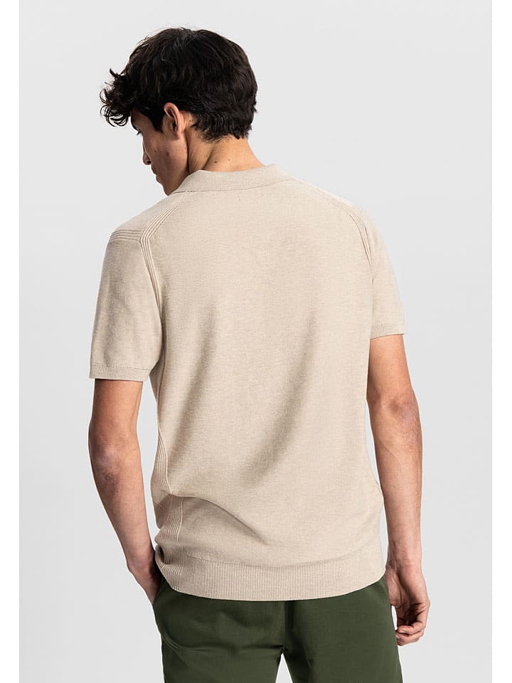 Tričko DSTREZZED Creme 8794530 Poloshirt in Creme - 2