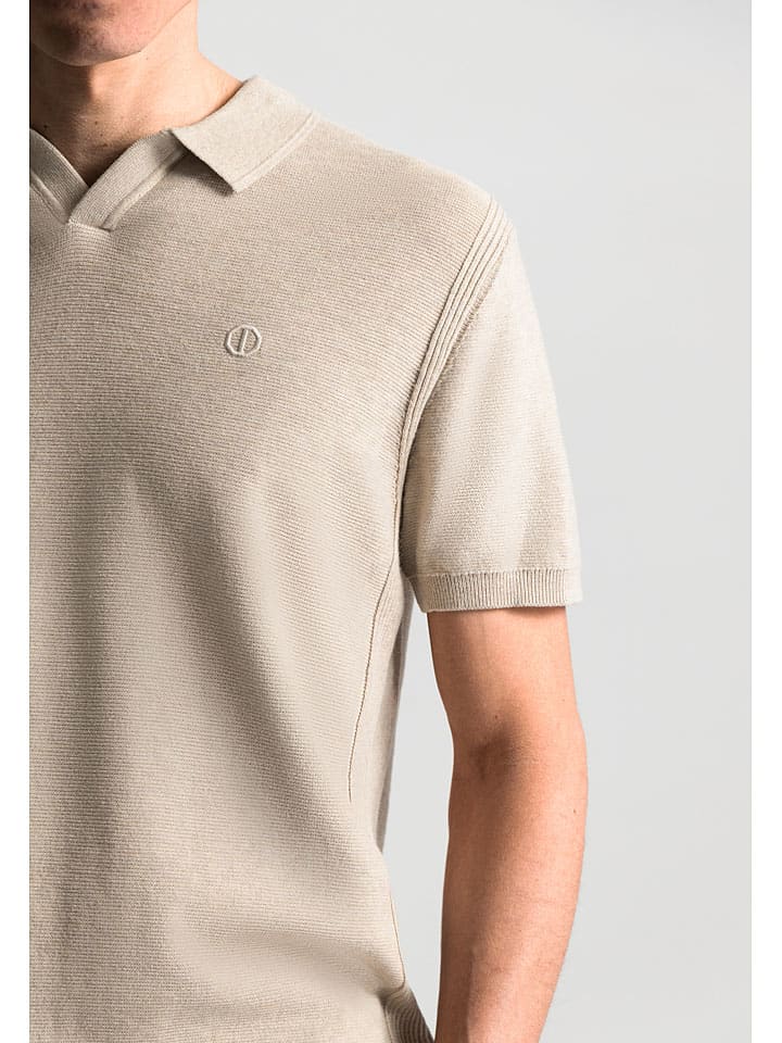 Tričko DSTREZZED Creme 8794530 Poloshirt in Creme - 3