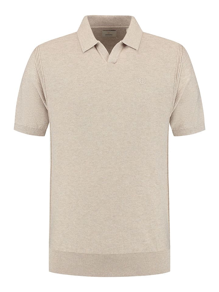 Tričko DSTREZZED Creme 8794530 Poloshirt in Creme - 4