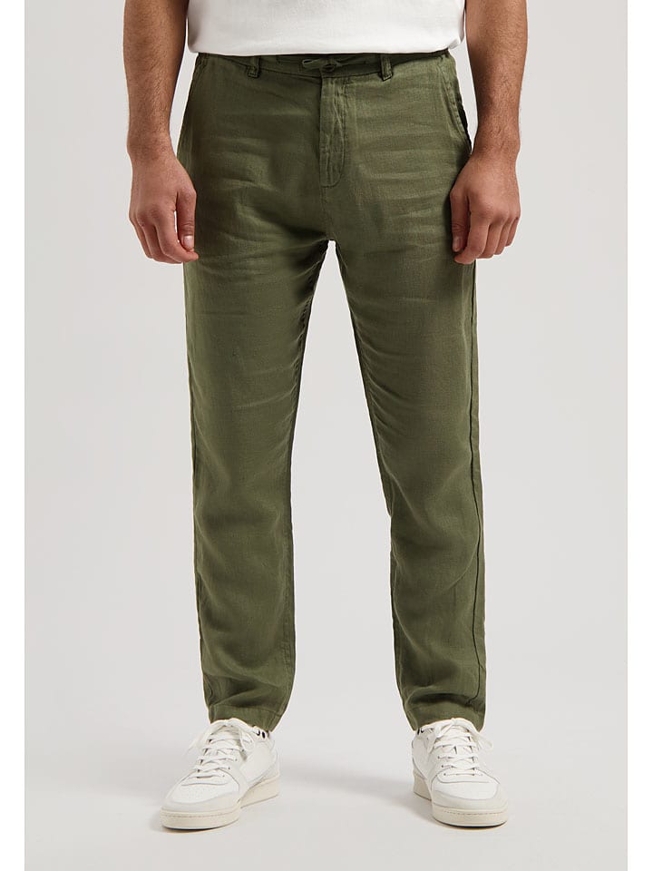 Nohavice DSTREZZED Khaki 7528972 Leinen-Chino in Khaki - 2